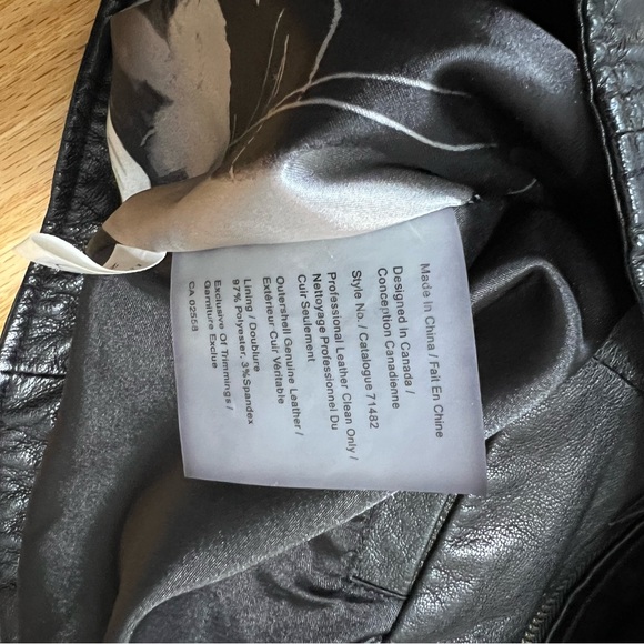 Danier leather jacket - Picture 8 of 8